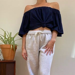 Off the shoulder too